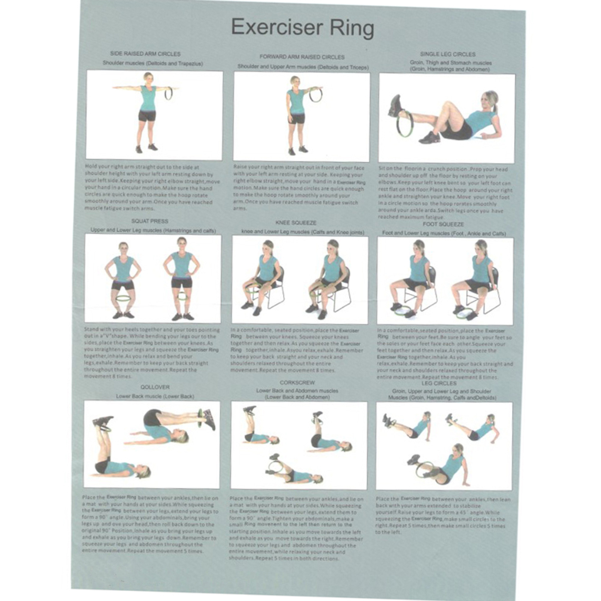 Fbsport Pilates Ring Yoga Circle Stretch Exercise 14'' Gym Fitness Body  Trainer Magic - Walmart.com